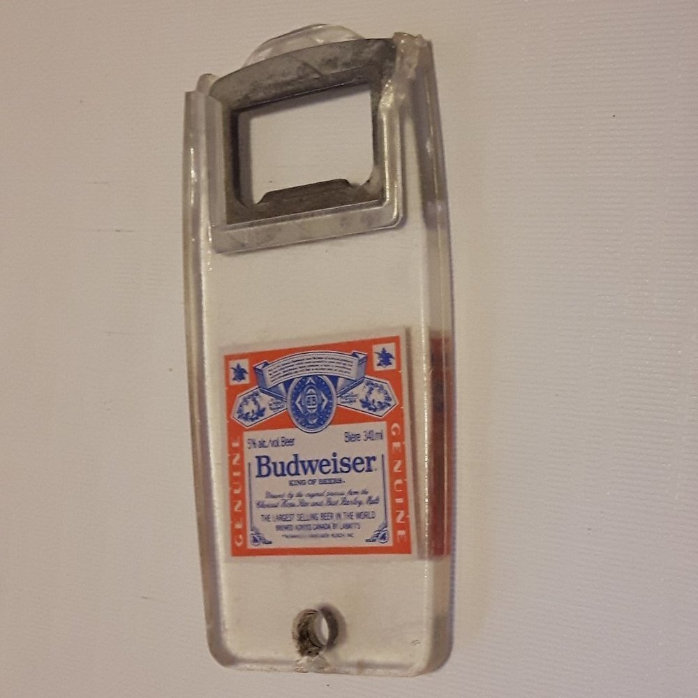 Vintage Budweiser King of Beers Opener Acrylic